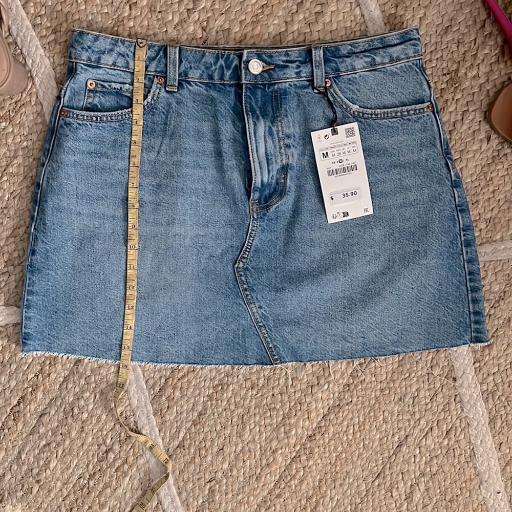 Zara denim mini